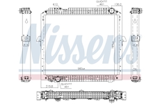 Chladič, chlazení motoru NISSENS 67178