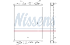 Chladič, chlazení motoru NISSENS 69600A