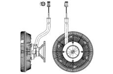 Spojka, větrák chladiče MAHLE CFC 218 000P