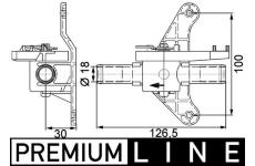 Termostat MAHLE CV 5 000P