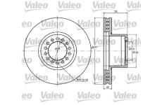 Brzdový kotouč VALEO 187048
