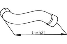 Výfuková trubka DINEX 54203