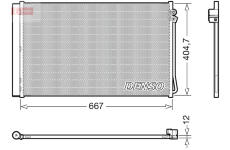 Kondenzátor, klimatizace DENSO DCN17062