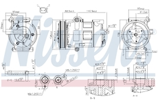 Kompresor, klimatizace NISSENS 890698