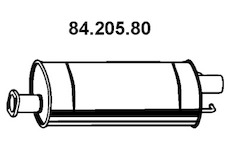 Střední tlumič výfuku EBERSPÄCHER 84.205.80