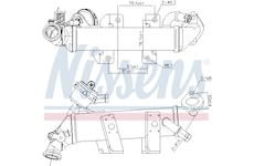 Chladič, recirkulace spalin NISSENS 989389