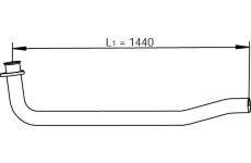 Výfuková trubka DINEX 47161