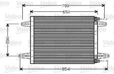 Kondenzátor, klimatizace VALEO 818045