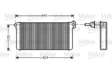 Výměník tepla, vnitřní vytápění VALEO 812356