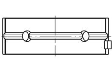 Hlavní ložiska klikového hřídele MAHLE 001 HL 19810 000