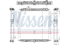 Chladič, chlazení motoru NISSENS 67175