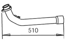 Výfuková trubka DINEX 48155