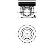 Píst KOLBENSCHMIDT 41106600