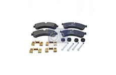 Sada brzdových destiček, kotoučová brzda DT Spare Parts 7.92620