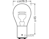 Žárovka, světlo denního provozu / obrysové světlo OSRAM 7528ULT