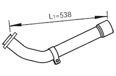 Výfuková trubka DINEX 47261