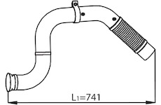 Výfuková trubka DINEX 53138