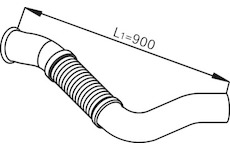 Výfuková trubka DINEX 54104