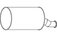 Střední-/zadní tlumič výfuku DINEX 64382