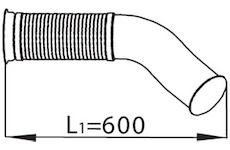 Výfuková trubka DINEX 68090
