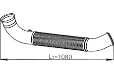 Výfuková trubka DINEX 68505