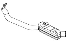 Zadní tlumič výfuku DINEX 68720