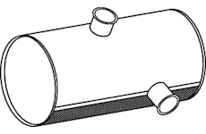 Střední-/zadní tlumič výfuku DINEX 80366
