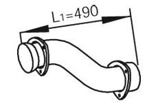 Výfuková trubka DINEX 82161