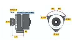 generátor BOSCH 0 120 468 143