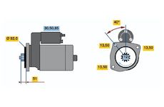 Startér BOSCH 0 001 241 009