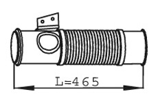 Výfuková trubka DINEX 68091