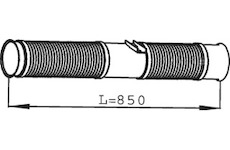 Výfuková trubka DINEX 68273