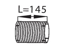 Flexibilní trubka, výfukový systém DINEX 68703