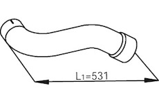 Výfuková trubka DINEX 54203