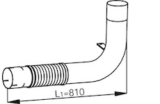 Výfuková trubka DINEX 54111