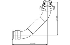 Výfuková trubka DINEX 53174
