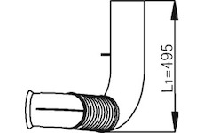 Výfuková trubka DINEX 53127