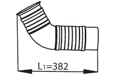 Výfuková trubka DINEX 53254