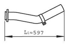Výfuková trubka DINEX 47260