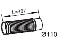 Výfuková trubka DINEX 48228