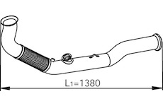 Výfuková trubka DINEX 66135