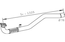 Výfuková trubka DINEX 29241