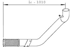 Výfuková trubka DINEX 29244