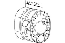 Střední tlumič výfuku DINEX 80390