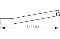 Výfuková trubka DINEX 81607