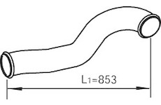 Výfuková trubka DINEX 81717