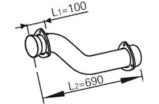 Výfuková trubka DINEX 82162