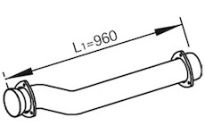Výfuková trubka DINEX 82164
