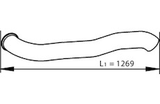 Výfuková trubka DINEX 81733