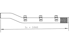 Výfuková trubka DINEX 21723